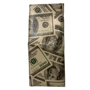 100 Dollar bill Benjamin Franklin Wallet/ Unisex NEW‎
